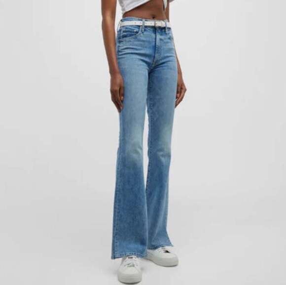 MOTHER Denim - MOTHER High Waisted Weekender Slice Heel Jeans Size 28